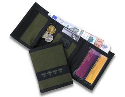 Nylon Velcro Tri Fold Rigger Wallet 12 Colors Red Oxx Mfg Red Oxx