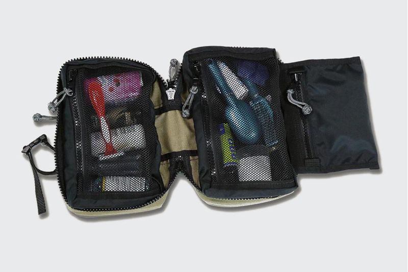 mens tri fold toiletry bag