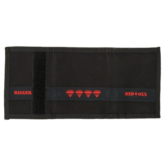 Nylon Velcro Tri Fold Rigger Wallet 12 Colors Red Oxx Mfg Red Oxx