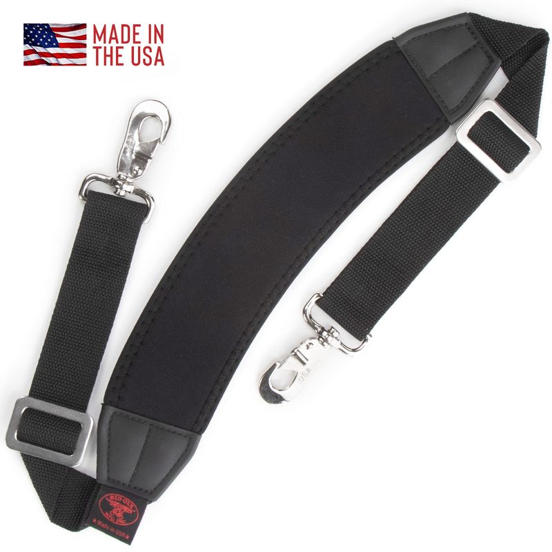 Shoulder Pad Strap Replacement Long & Comfortable for Common Bags Black L 