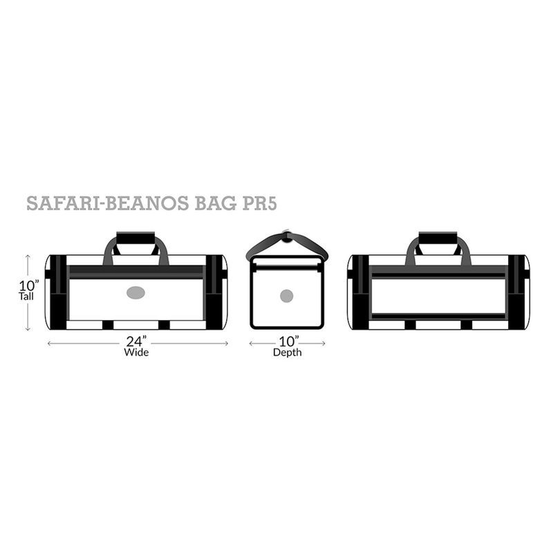 safari bag dimensions