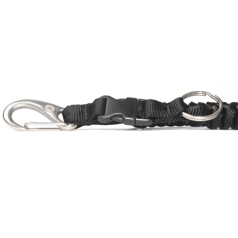 Mautto All-in-One Chain Accessory: Strap Extender, Key Fob Tether, Key Chain Silver-Tone / 8 Inches