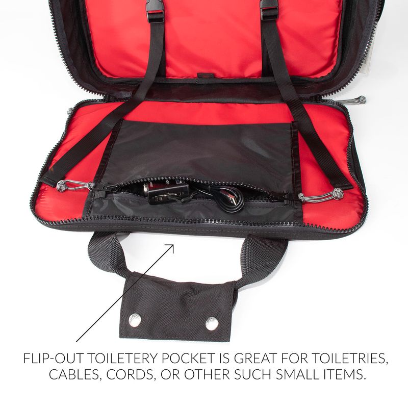 travel bag red
